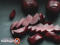 How to quickly cook beets in the microwave