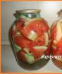 Konservuoti arbūzai stiklainiuose
