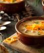 Sup keju pedas - Resep langkah demi langkah dengan keju leleh