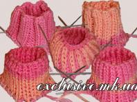 How to knit a beautiful elastic band with knitting needles