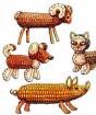 Originalne ideje zanata od kukuruza Zanati za dan berbe od kukuruza