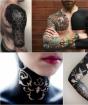 Blackwork tetoválások