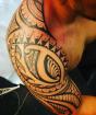 Polynesisk tatovering: mening og foto