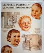 Cartazes soviéticos sobre o tema da maternidade e da infância